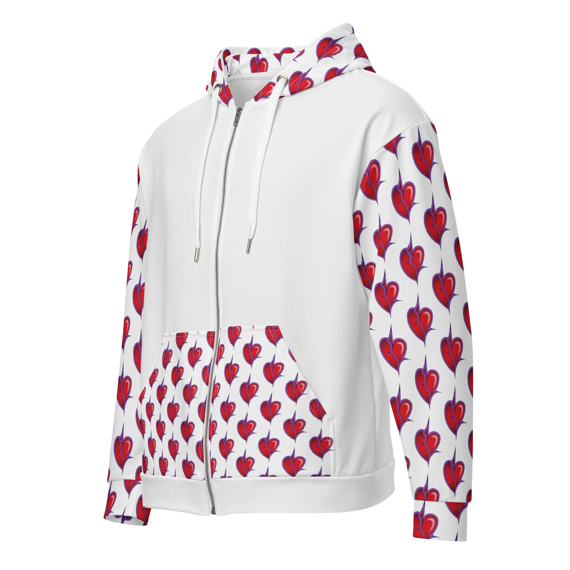Unisex Zip Hoodie - LOVE Unisex Zip Hoodie - LOVE