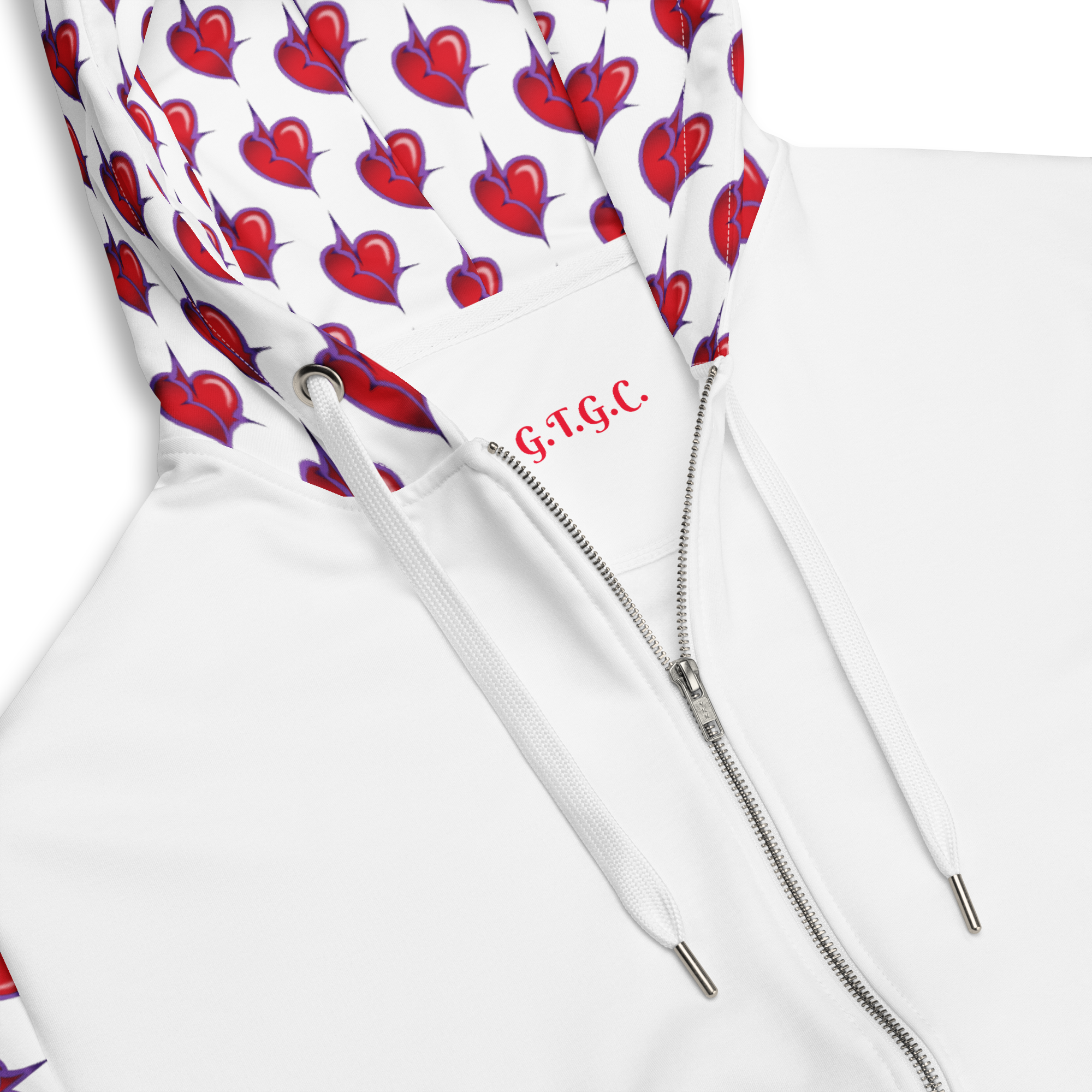 Unisex Zip Hoodie - LOVE